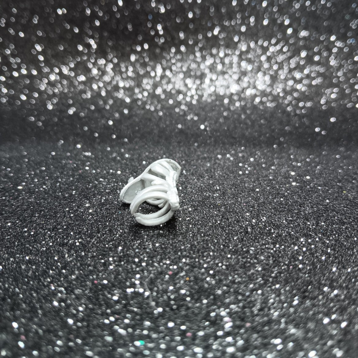 Barbie High Heeled Silver Sandals with Jewel Details