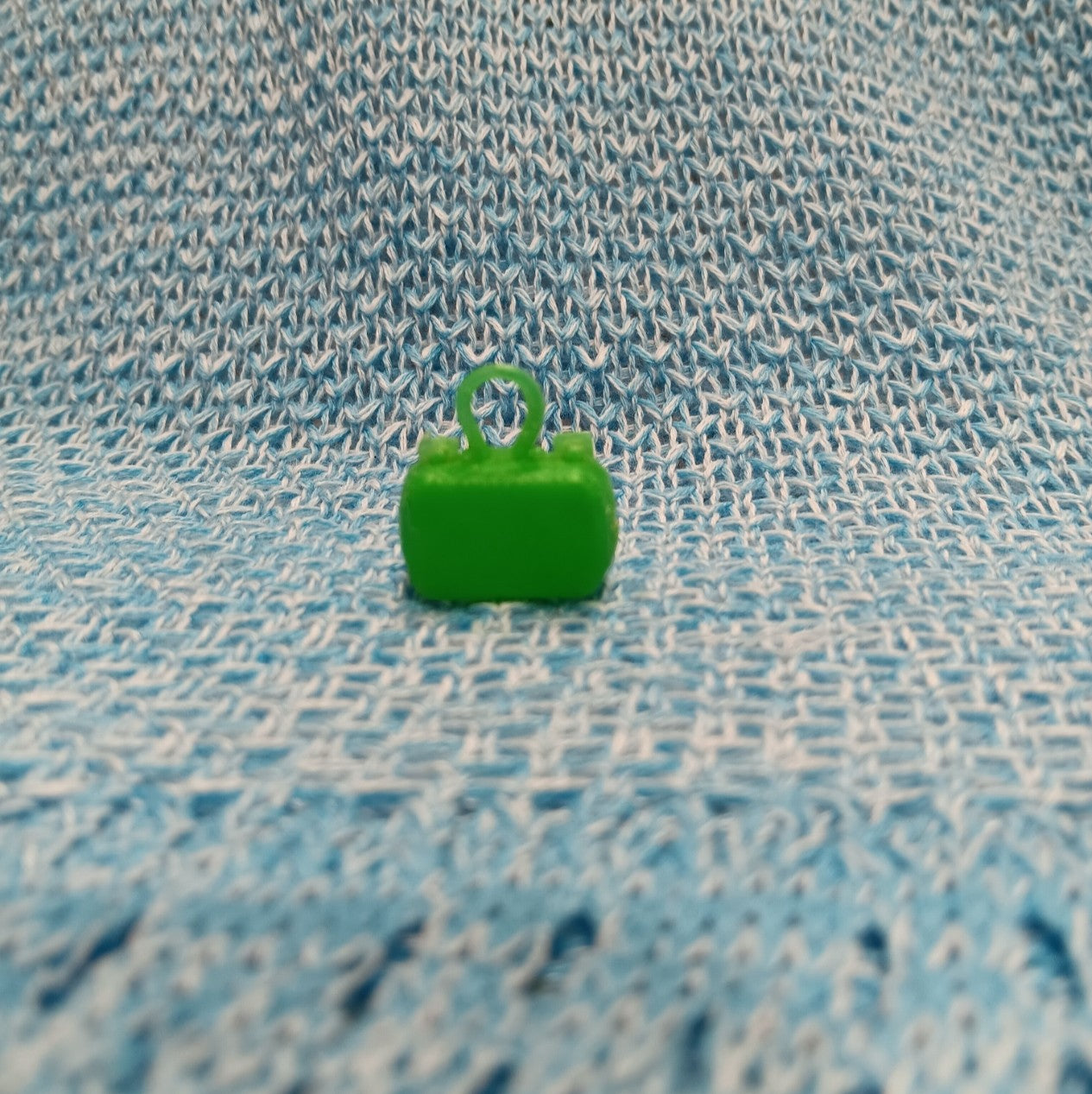 Tiny Green Vintage Box Purse