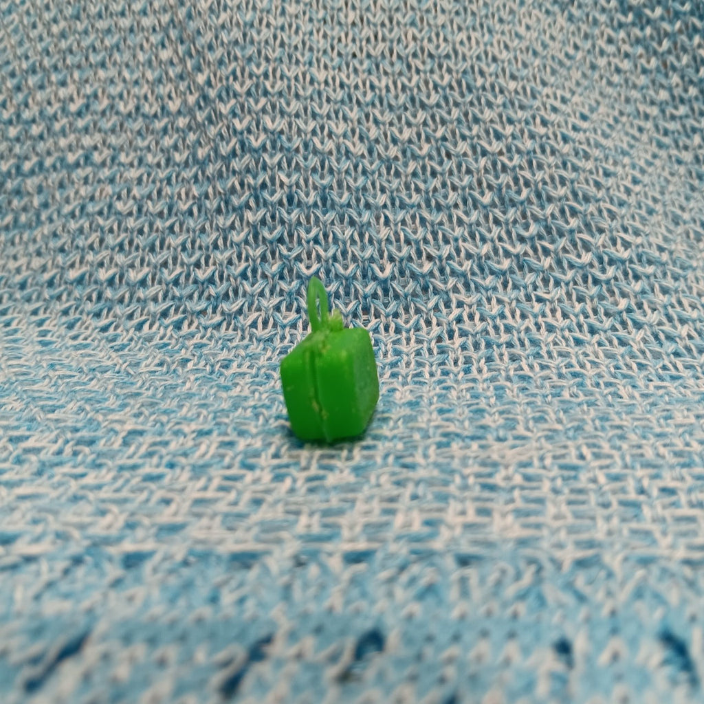 Tiny Green Vintage Box Purse