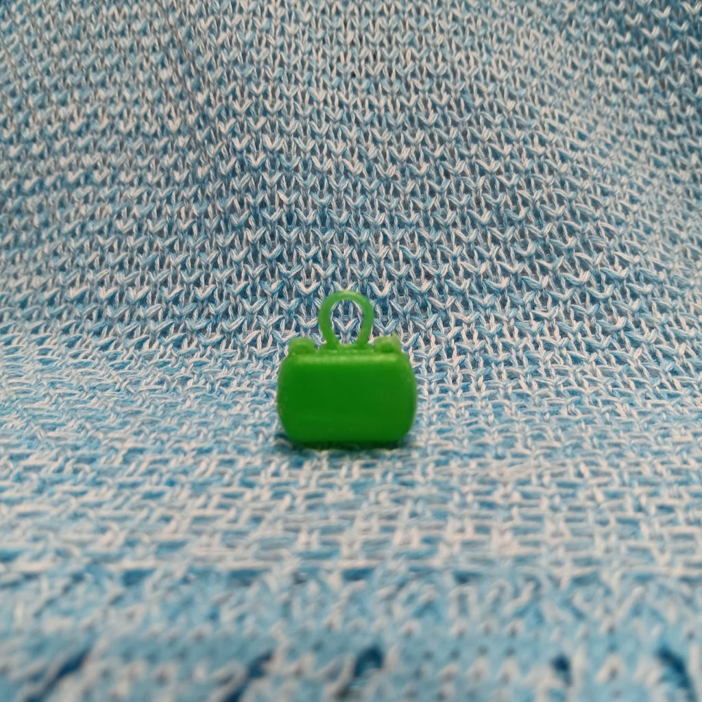 Tiny Green Vintage Box Purse