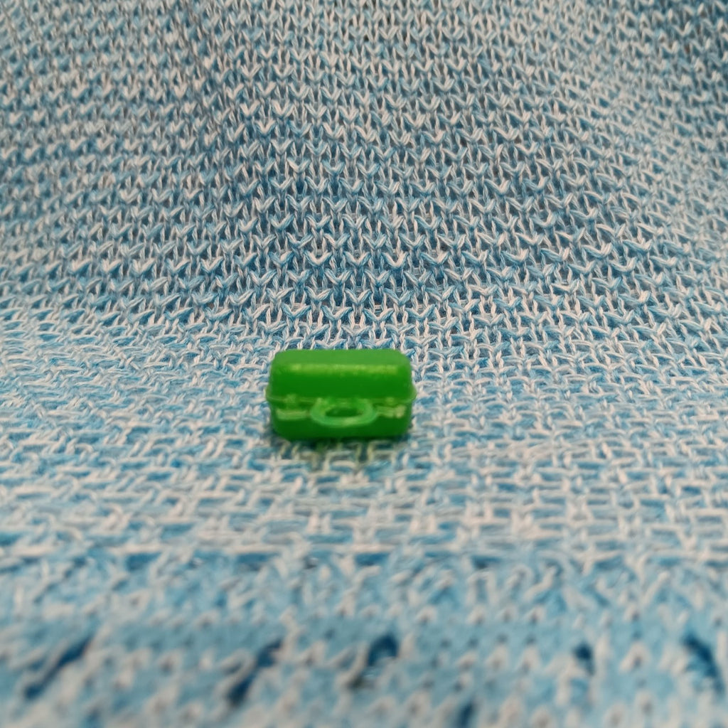 Tiny Green Vintage Box Purse