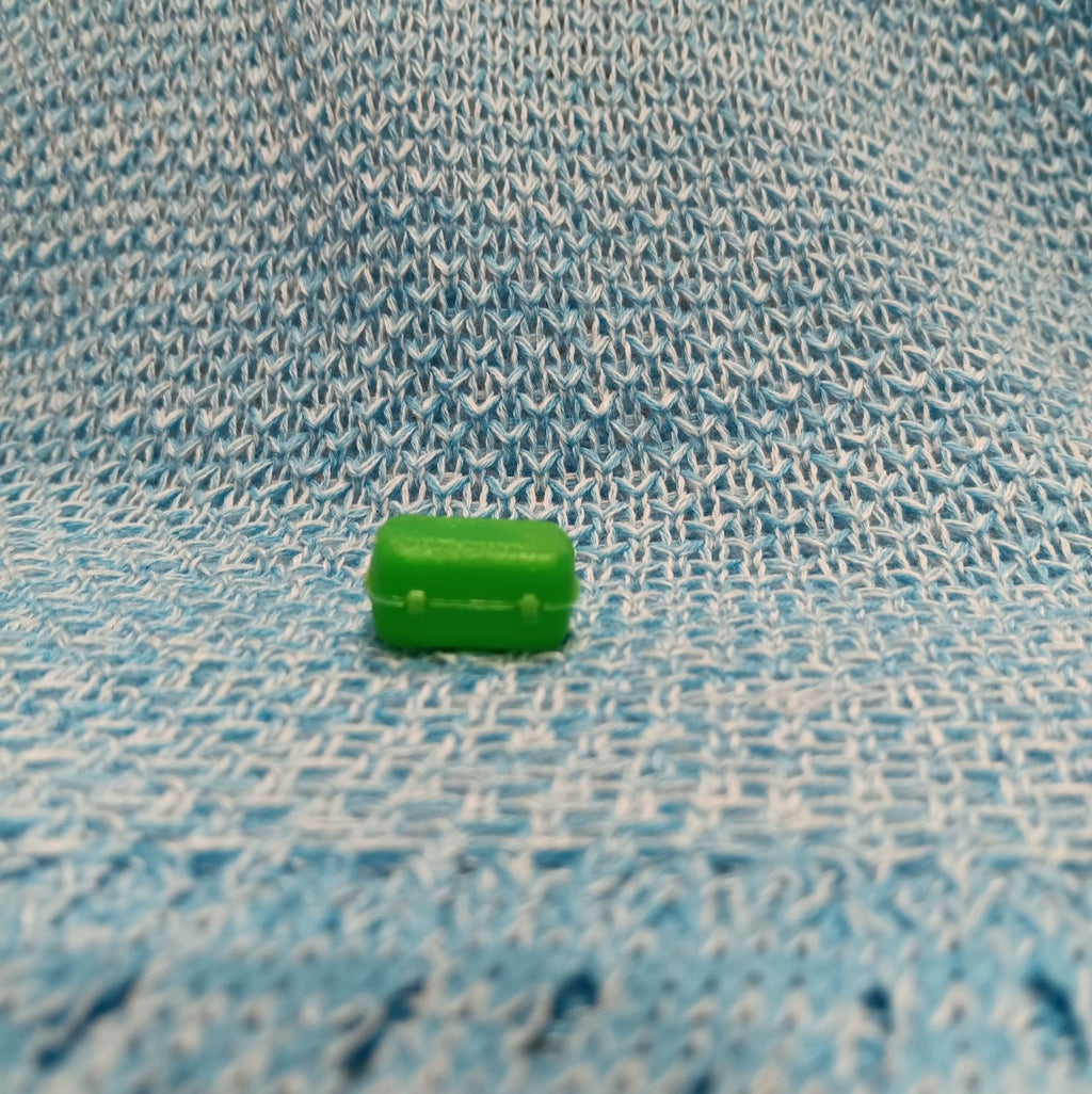 Tiny Green Vintage Box Purse