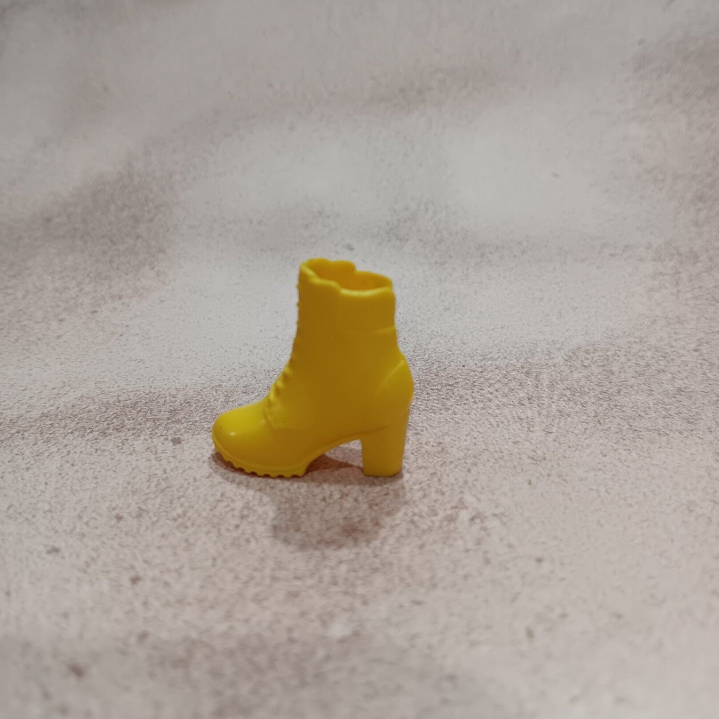 Barbie Yellow Granny Style Ankle Boot