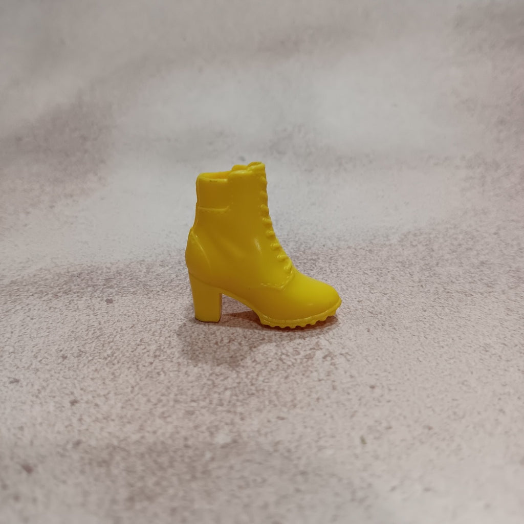 Barbie Yellow Granny Style Ankle Boot