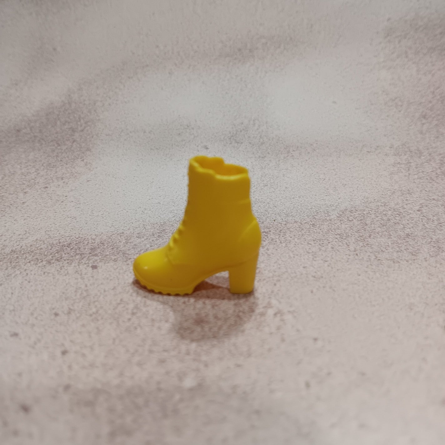Barbie Yellow Granny Style Ankle Boot