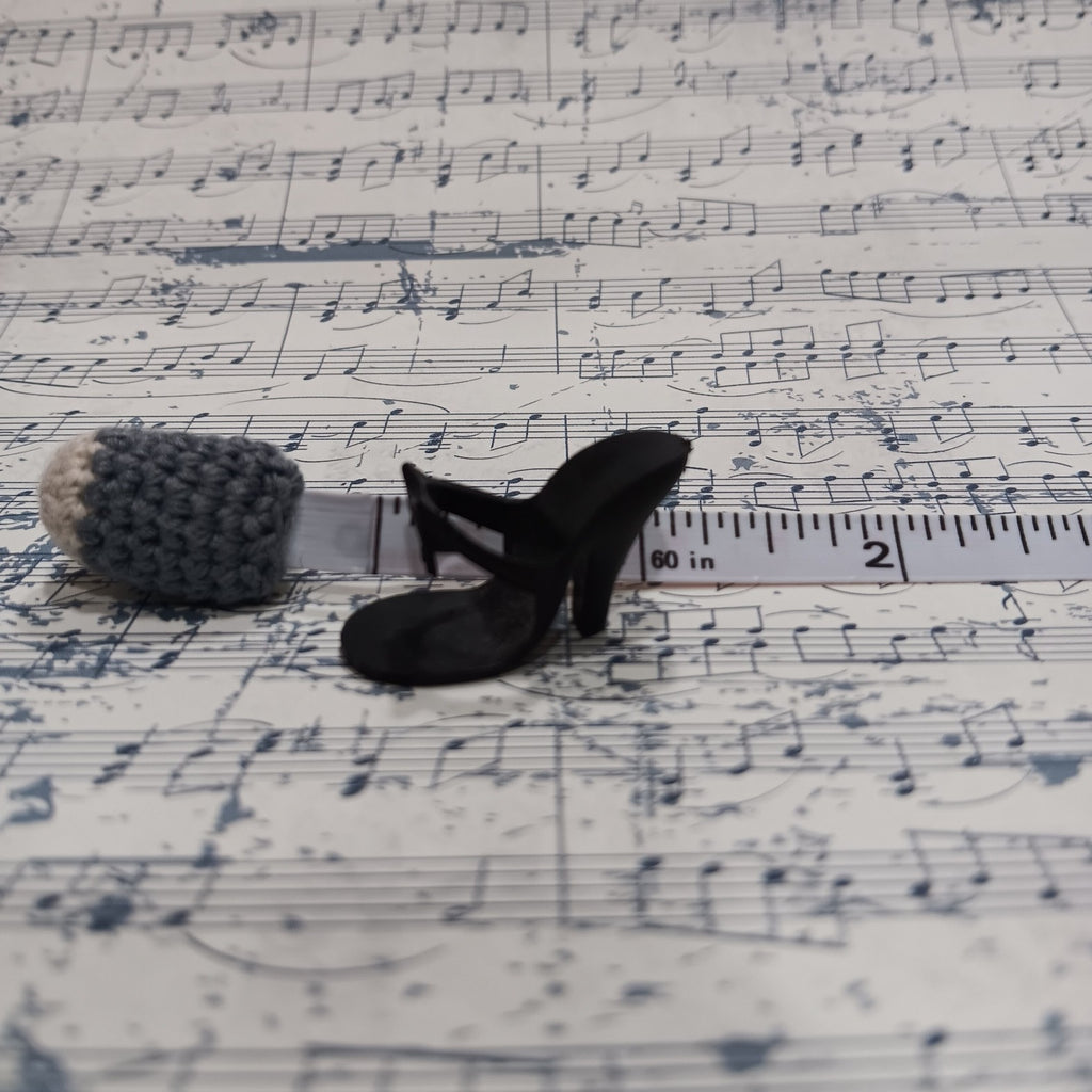 Vintage Vogue Jill Doll's Black Open Toe Heel