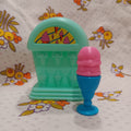 Vintage 1986 Barbie Ice Cream Parlor Shake Machine and Sundae