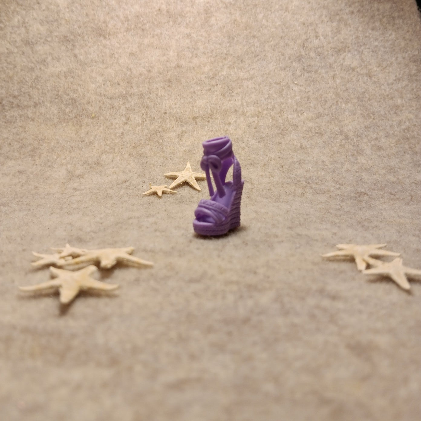 Barbie Lavender Platform Wedge Sandal
