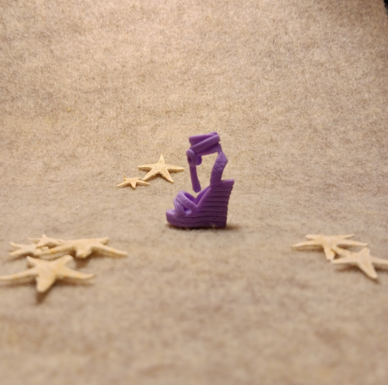 Barbie Lavender Platform Wedge Sandal