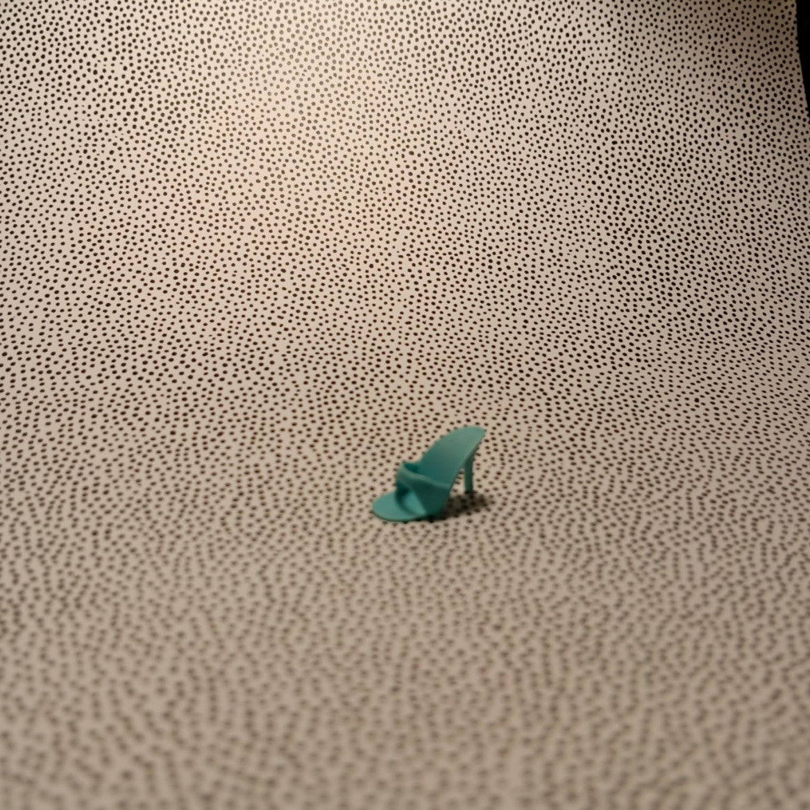 Vintage Barbie Turquoise Open Toe Heel