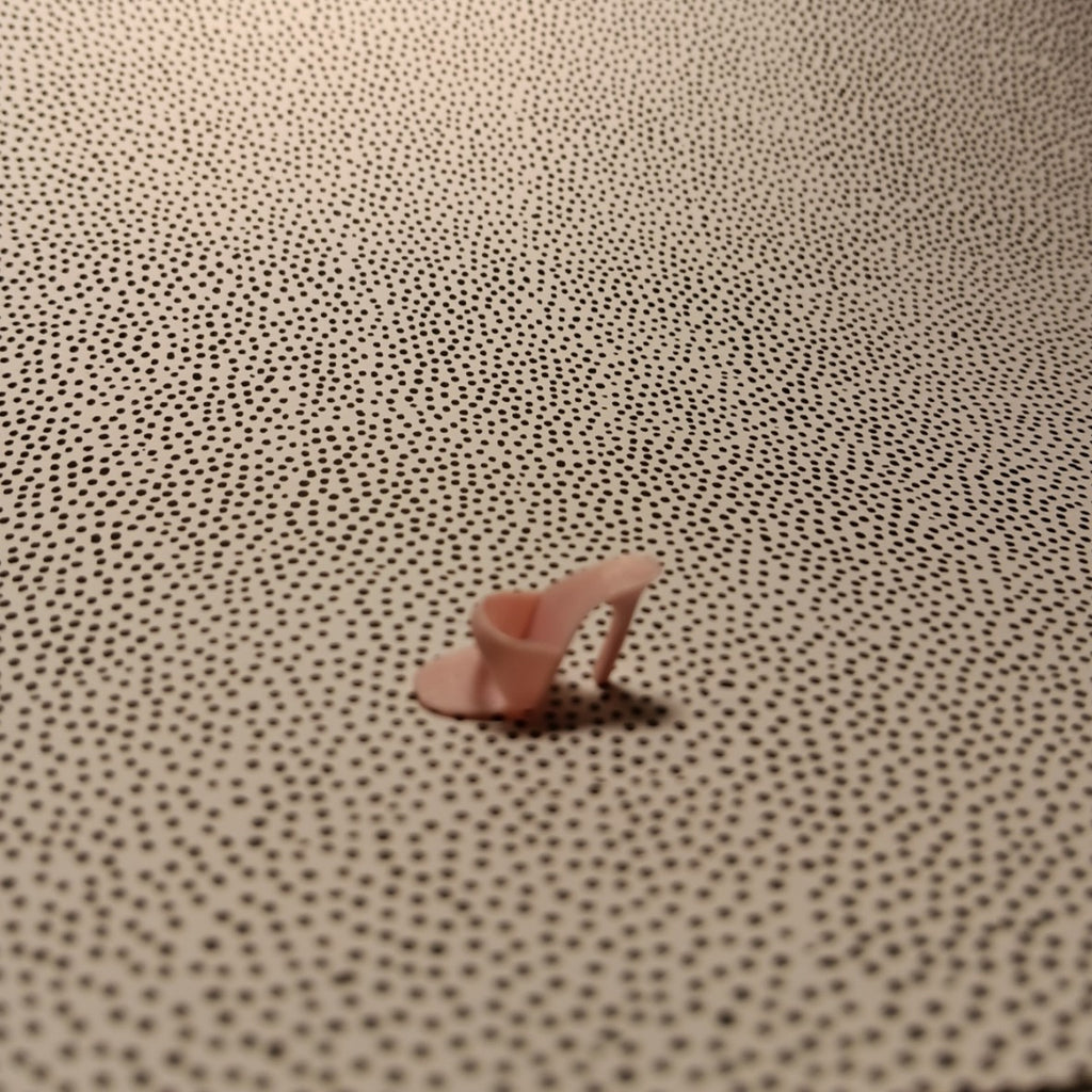 Vintage Barbie Pale Pink Open Toe Heel