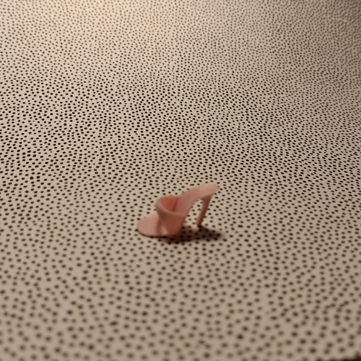Vintage Barbie Pale Pink Open Toe Heel
