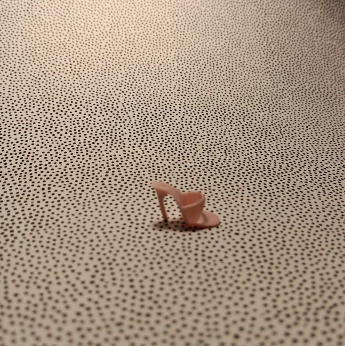 Vintage Barbie Pale Pink Open Toe Heel