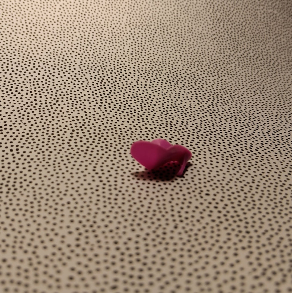 Vintage Barbie Dark Pink Open Toe Heel