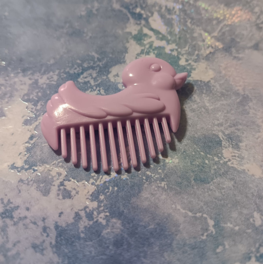 Vintage MLP G1 Newborn Baby Shaggy Purple Duck Comb
