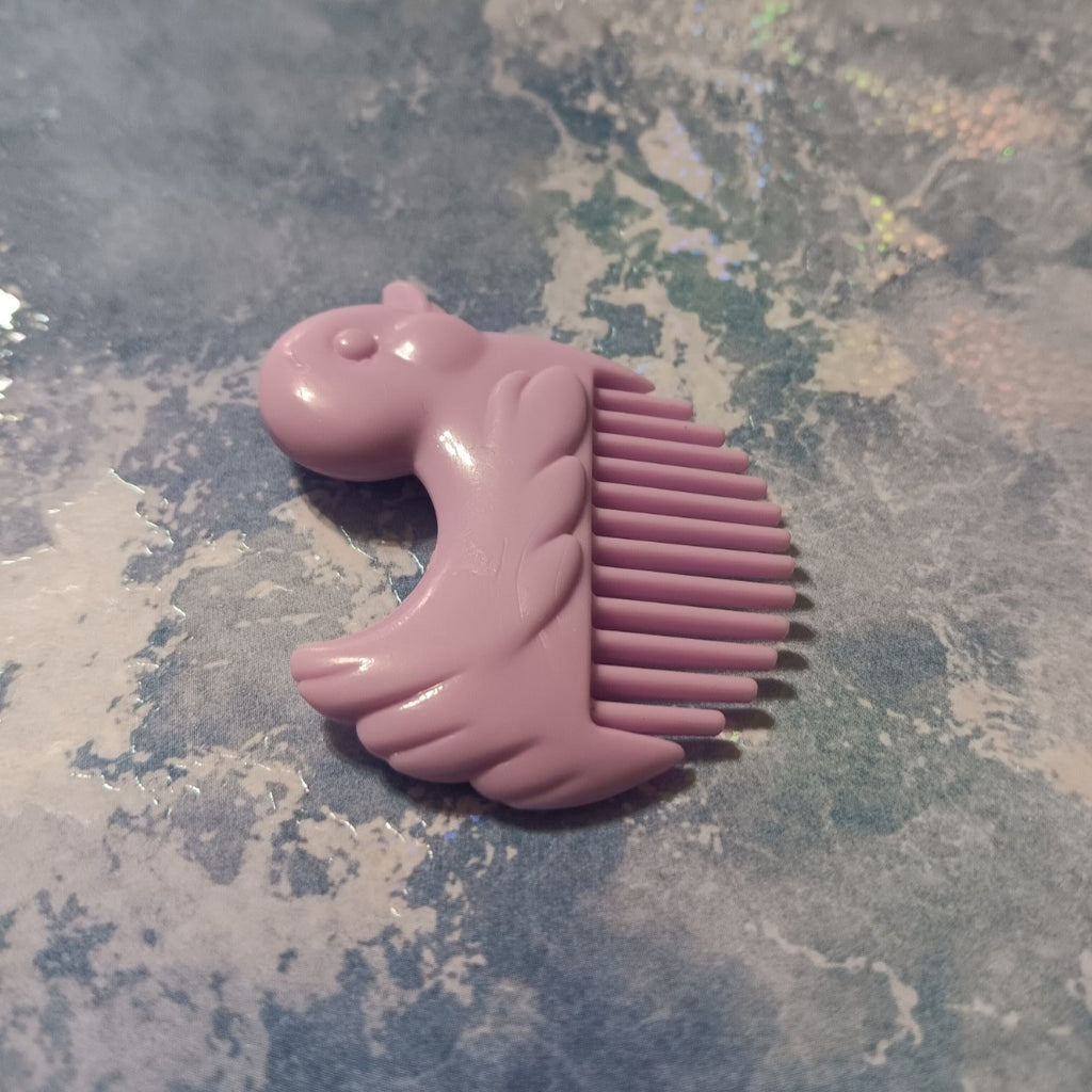 Vintage MLP G1 Newborn Baby Shaggy Purple Duck Comb