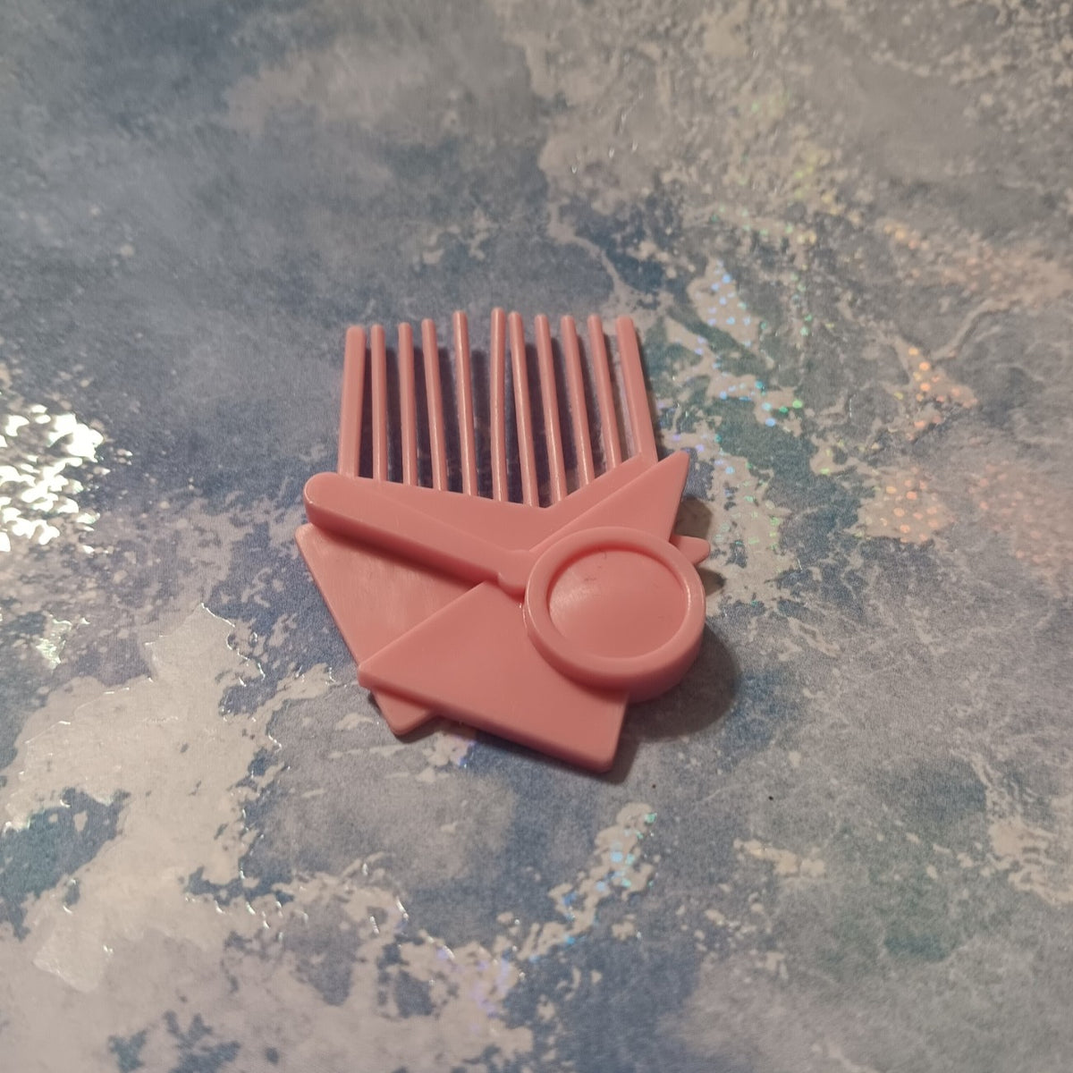 Vintage 1989 Kidgetts Micro Dolls Pink Comb