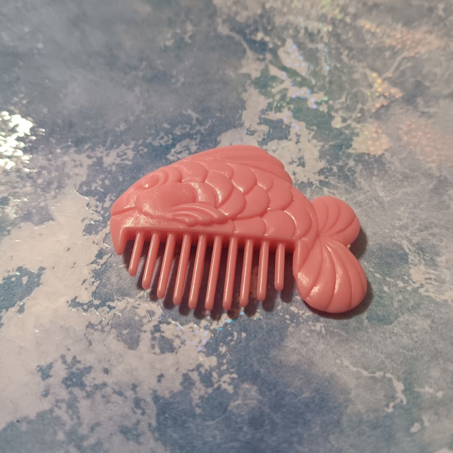 MLP Baby Sea Pony Pink Fish Shaped Comb
