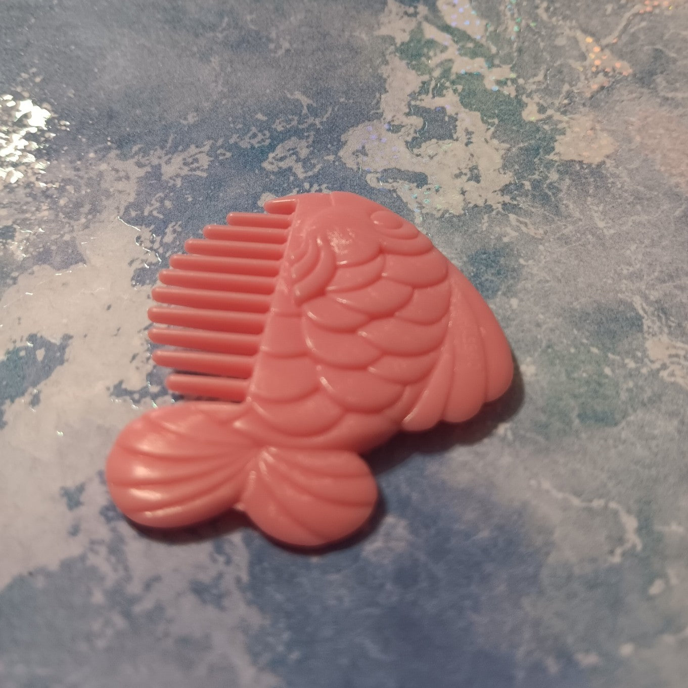 MLP Baby Sea Pony Pink Fish Shaped Comb