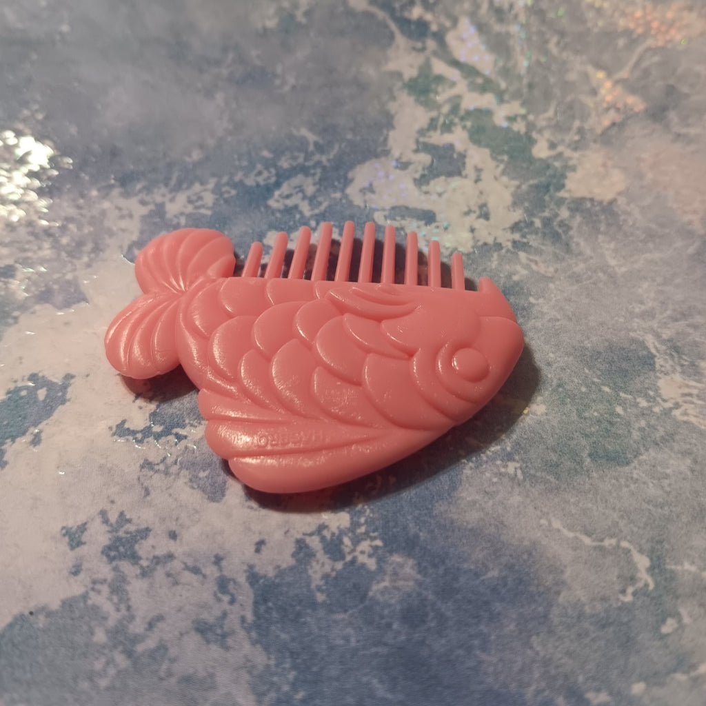 MLP Baby Sea Pony Pink Fish Shaped Comb