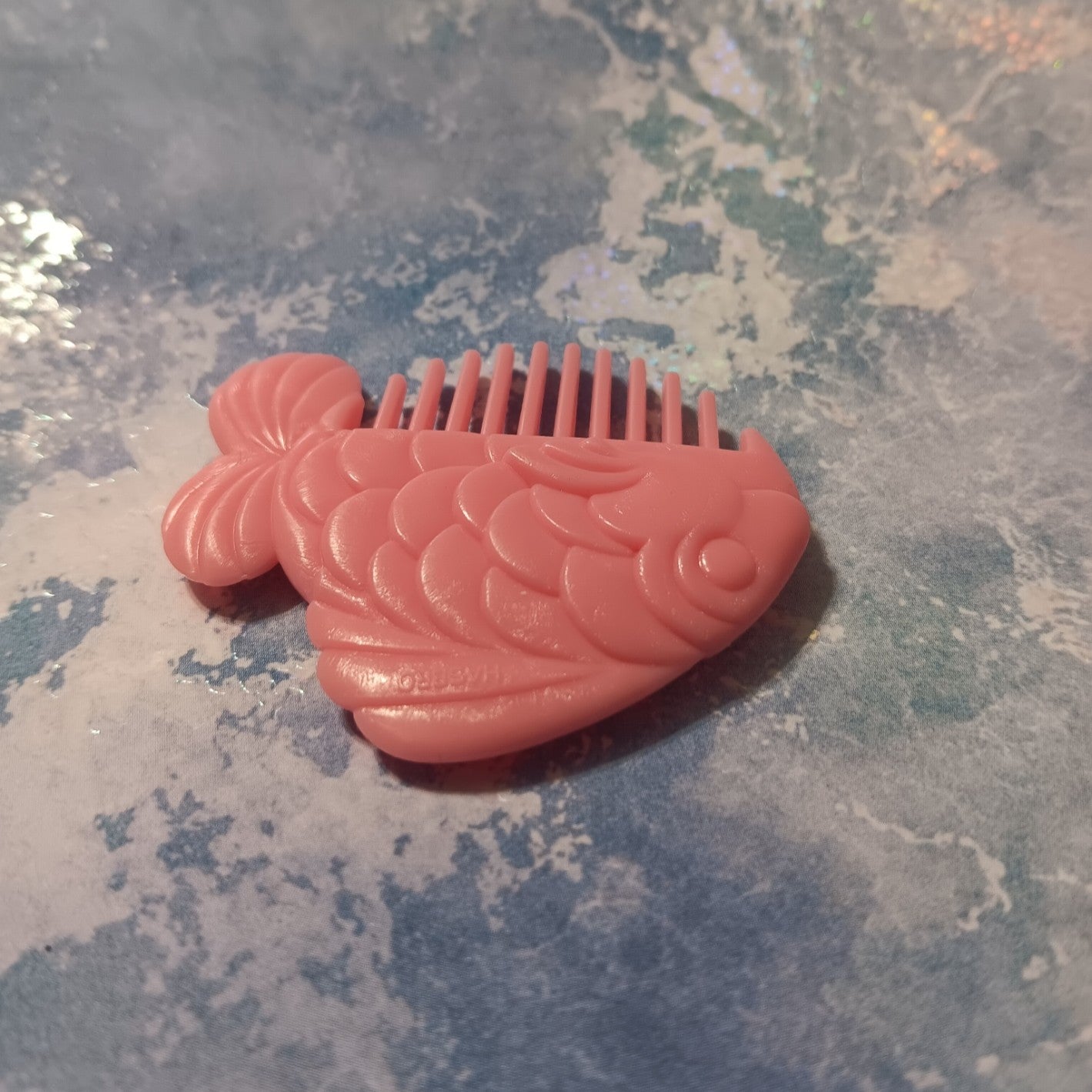 MLP Baby Sea Pony Pink Fish Shaped Comb