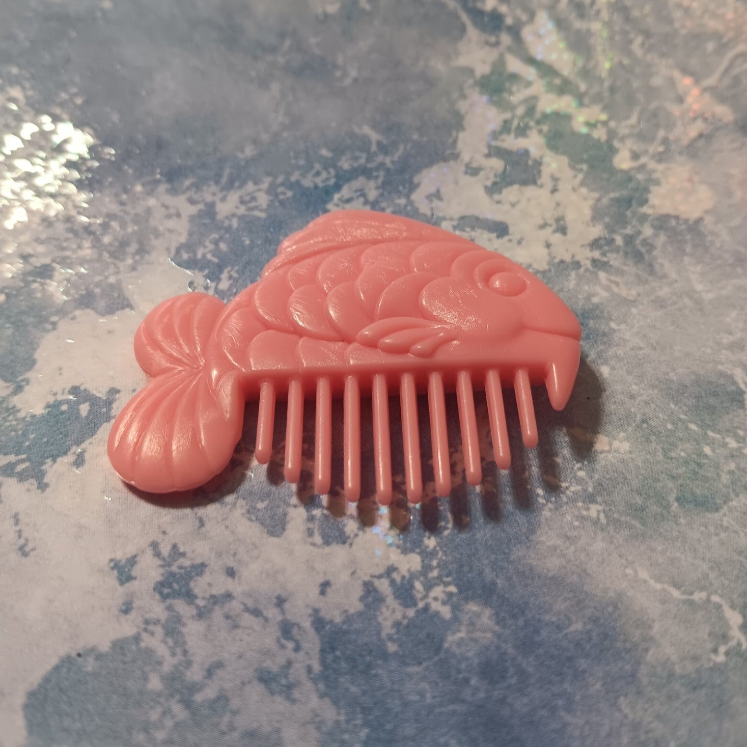 MLP Baby Sea Pony Pink Fish Shaped Comb