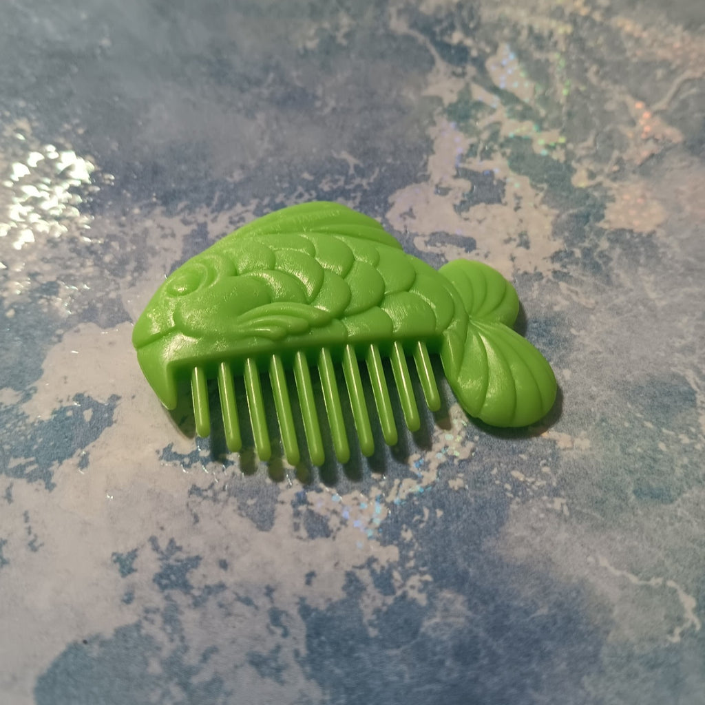 MLP Baby Sea Pony Lime Green Fish Shaped Comb