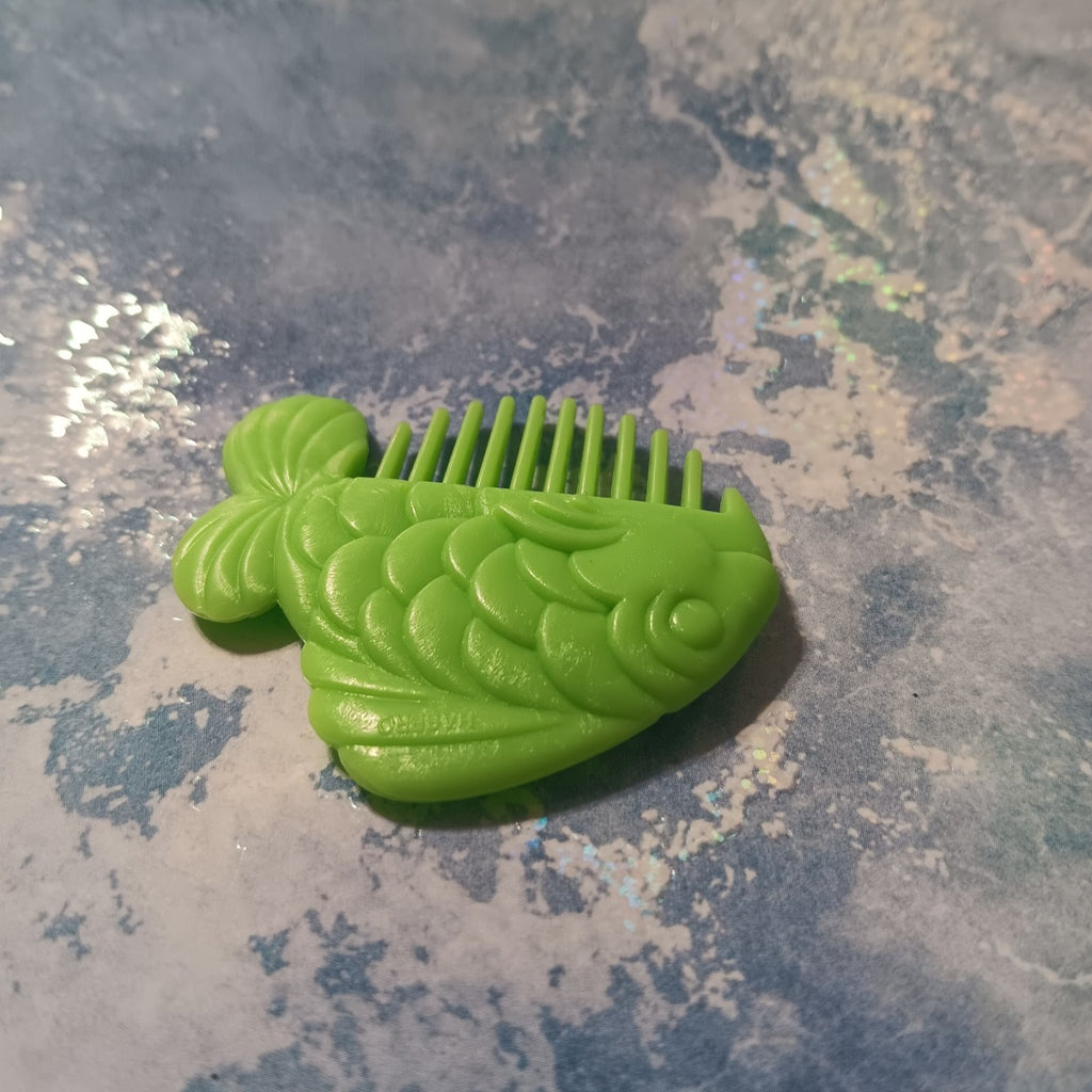 MLP Baby Sea Pony Lime Green Fish Shaped Comb