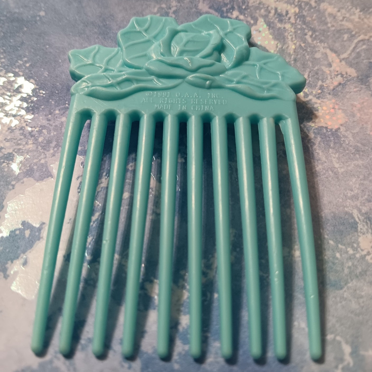 CPK Cabbage Patch Pretty Crimp N' Curl Teal Comb