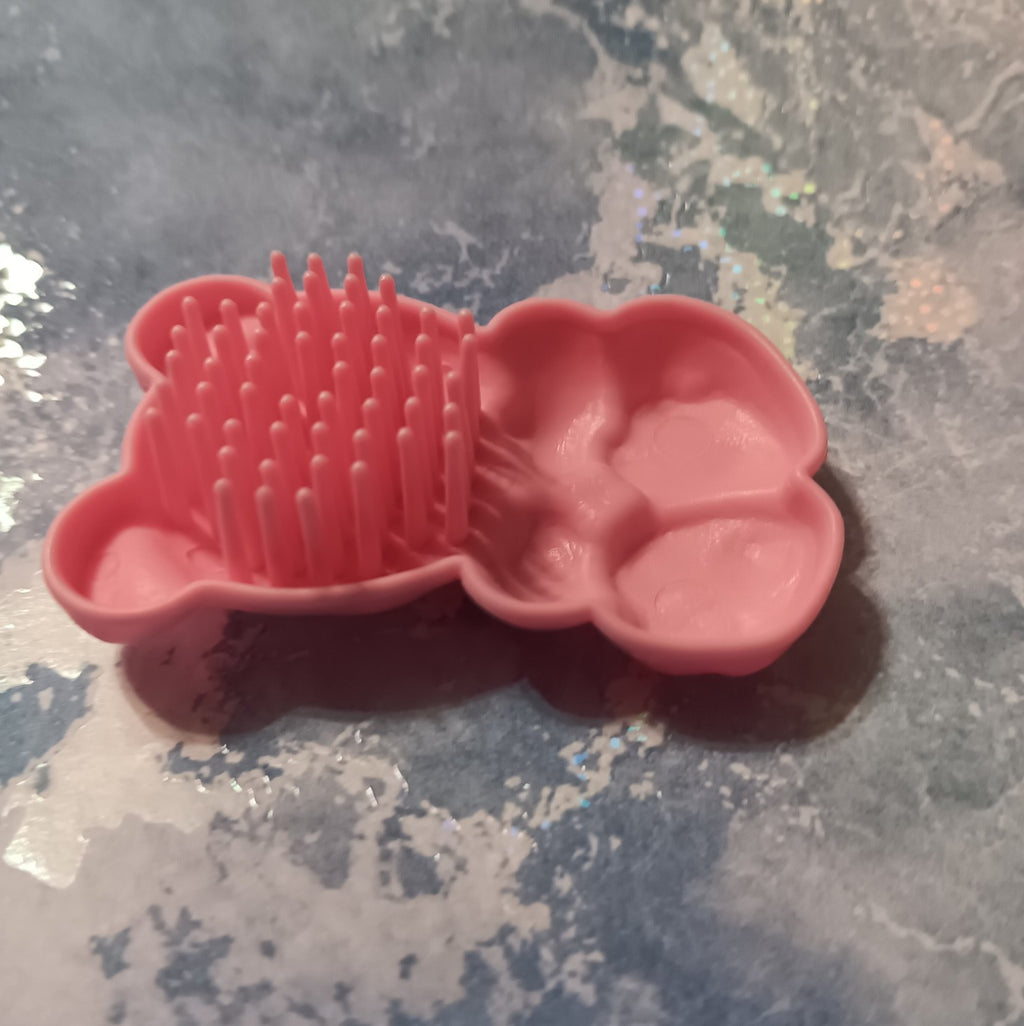 Vintage My Little Pony G1 Pink Teddy Bear Brush for Baby Snookums