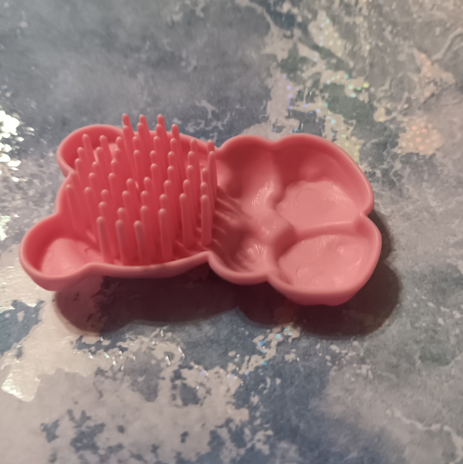 Vintage My Little Pony G1 Pink Teddy Bear Brush for Baby Snookums