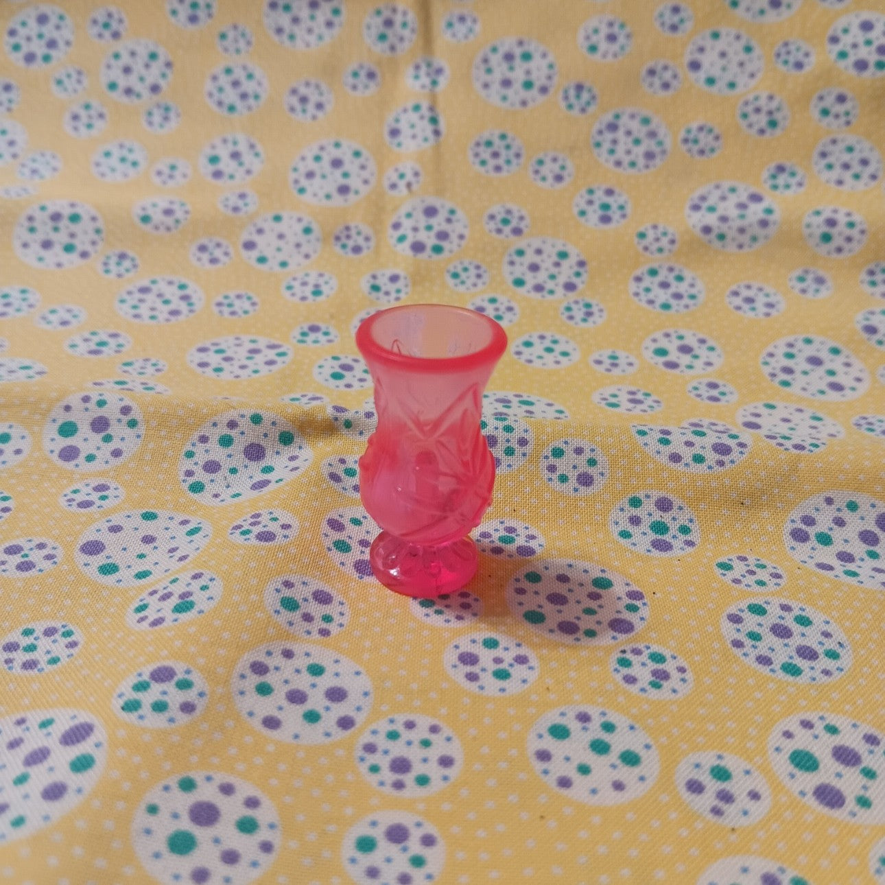 Superstar Barbie Hot Pink Translucent Vase