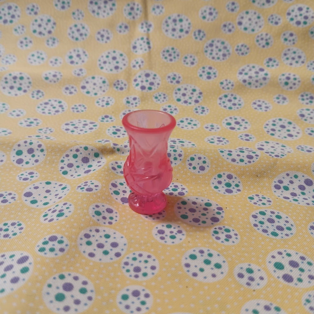 Superstar Barbie Hot Pink Translucent Vase