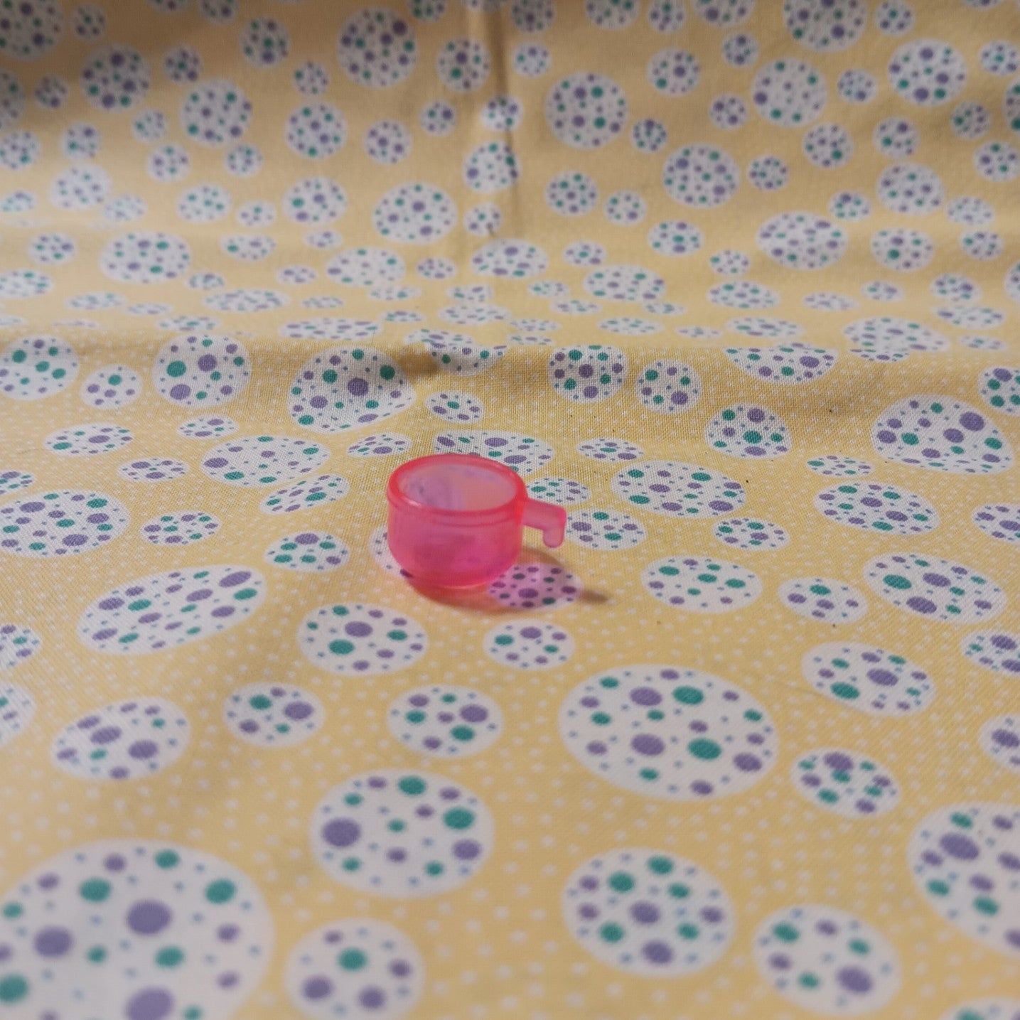 Superstar Era Barbie Neon Pink Translucent Teacup