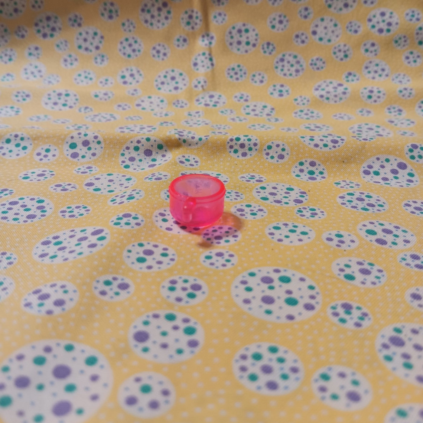 Superstar Era Barbie Neon Pink Translucent Teacup
