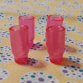Set of 4 Superstar Era Dreamhouse Hot Pink Tumblers