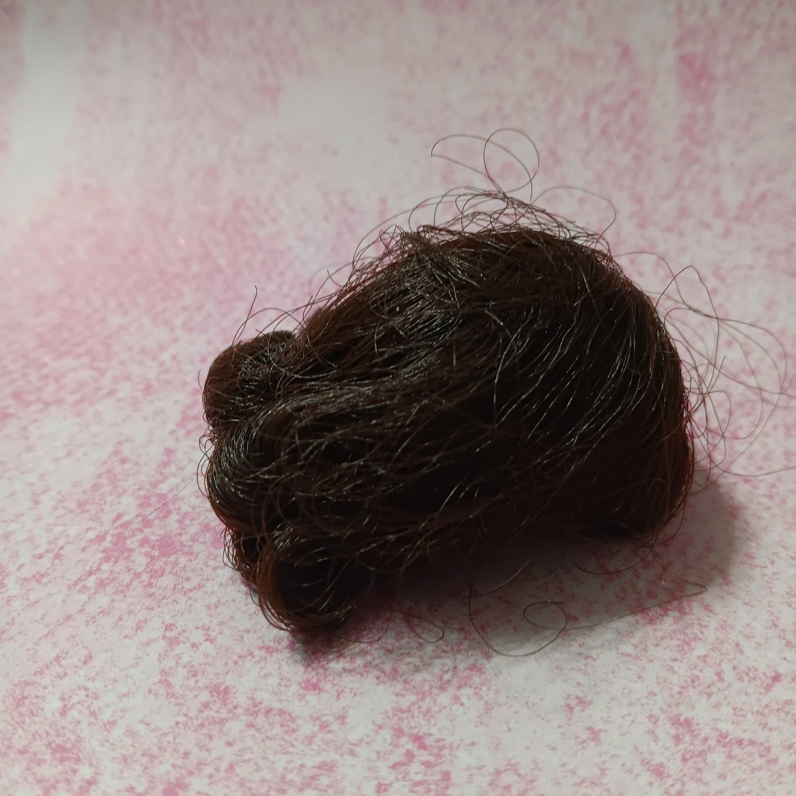 Vintage 1963 Fashion Queen Barbie Dark Brown Pageboy Wig HTF