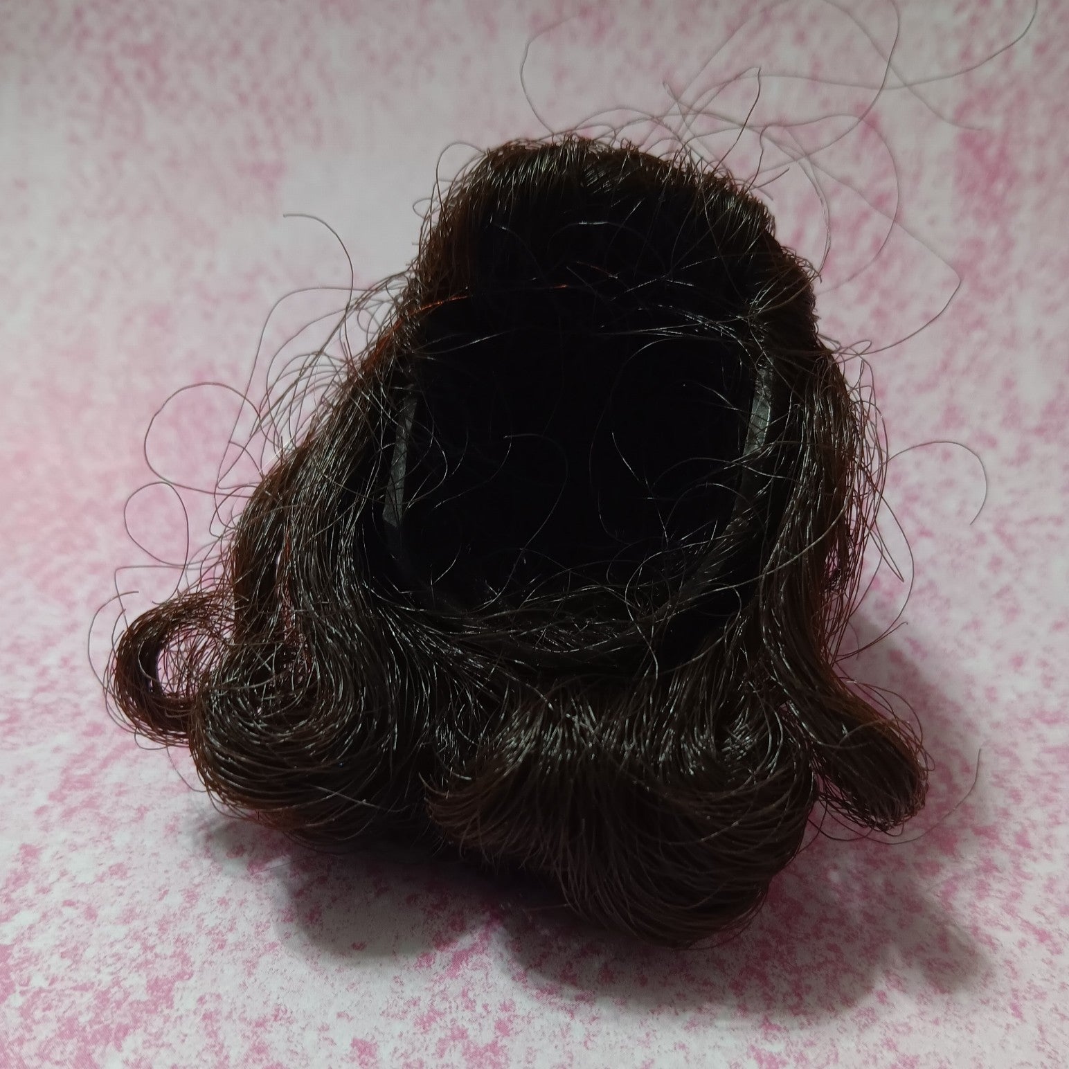 Vintage 1963 Fashion Queen Barbie Dark Brown Pageboy Wig HTF