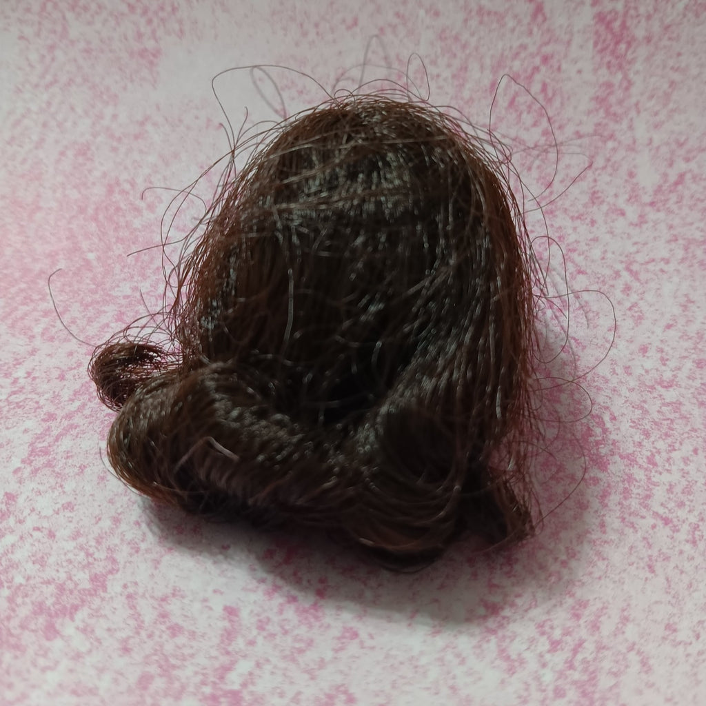 Vintage 1963 Fashion Queen Barbie Dark Brown Pageboy Wig HTF