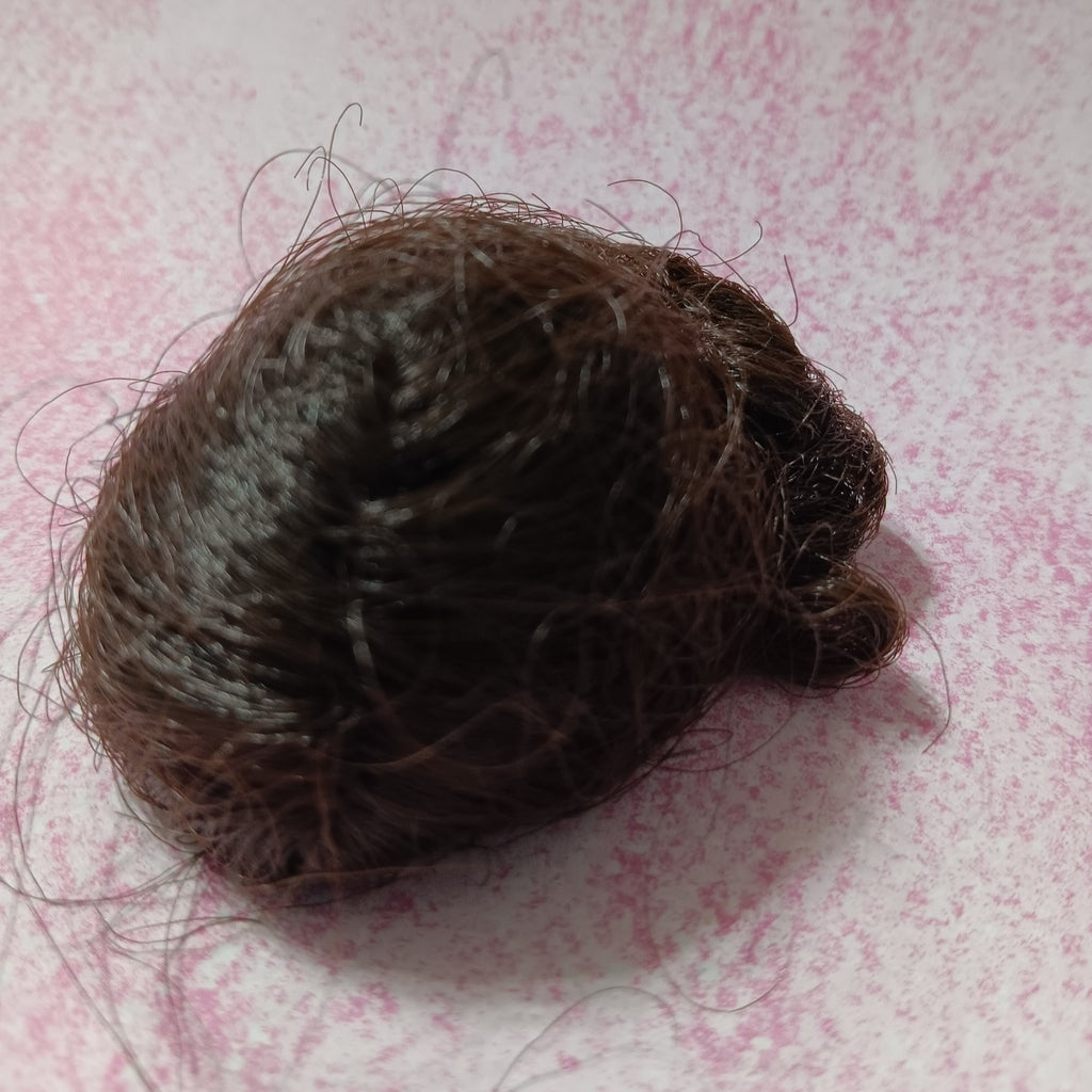 Vintage 1963 Fashion Queen Barbie Dark Brown Pageboy Wig HTF