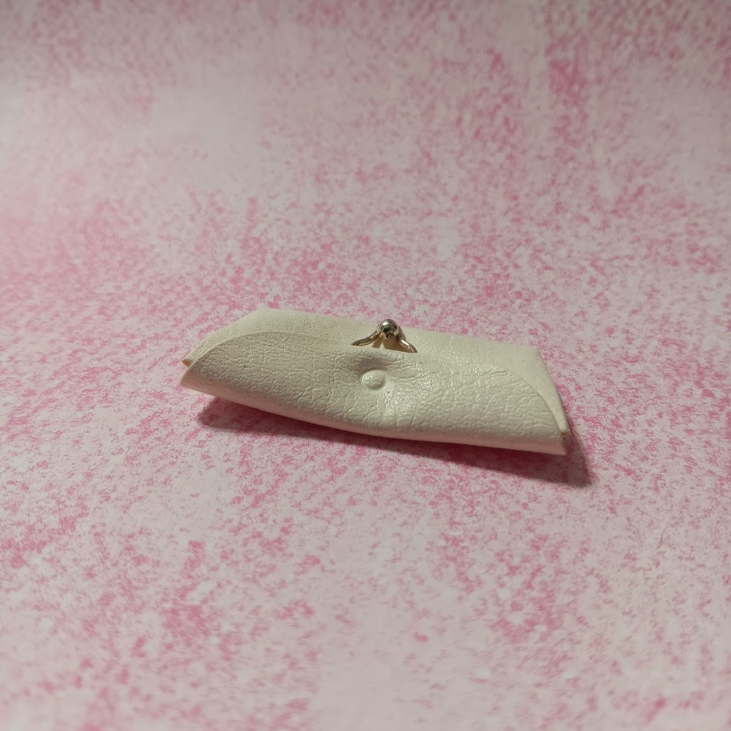 Vintage Barbie White Clutch from Let's Dance #978 c. 1960