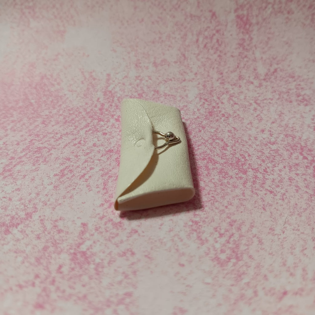 Vintage Barbie White Clutch from Let's Dance #978 c. 1960