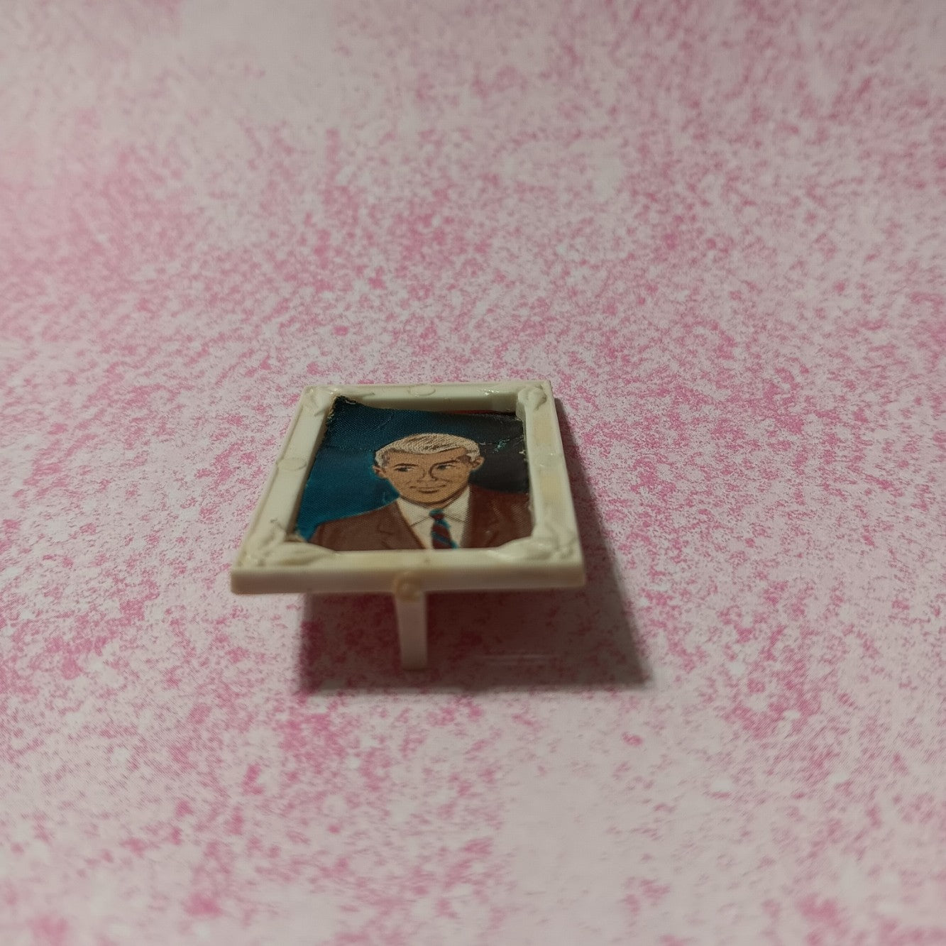 Vintage Barbie Suzy Goose Vanity Framed Portrait of Ken