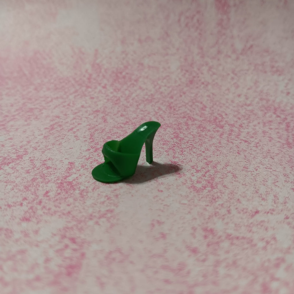 RARE Vintage Barbie Green Open Toe JAPAN Heel from Theater Date