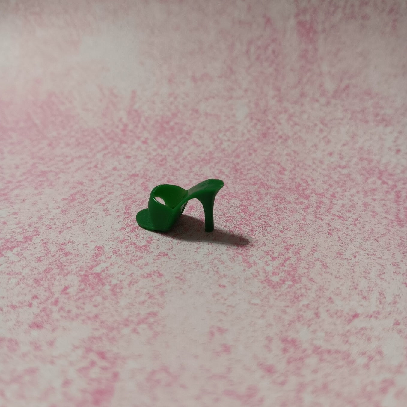 RARE Vintage Barbie Green Open Toe JAPAN Heel from Theater Date