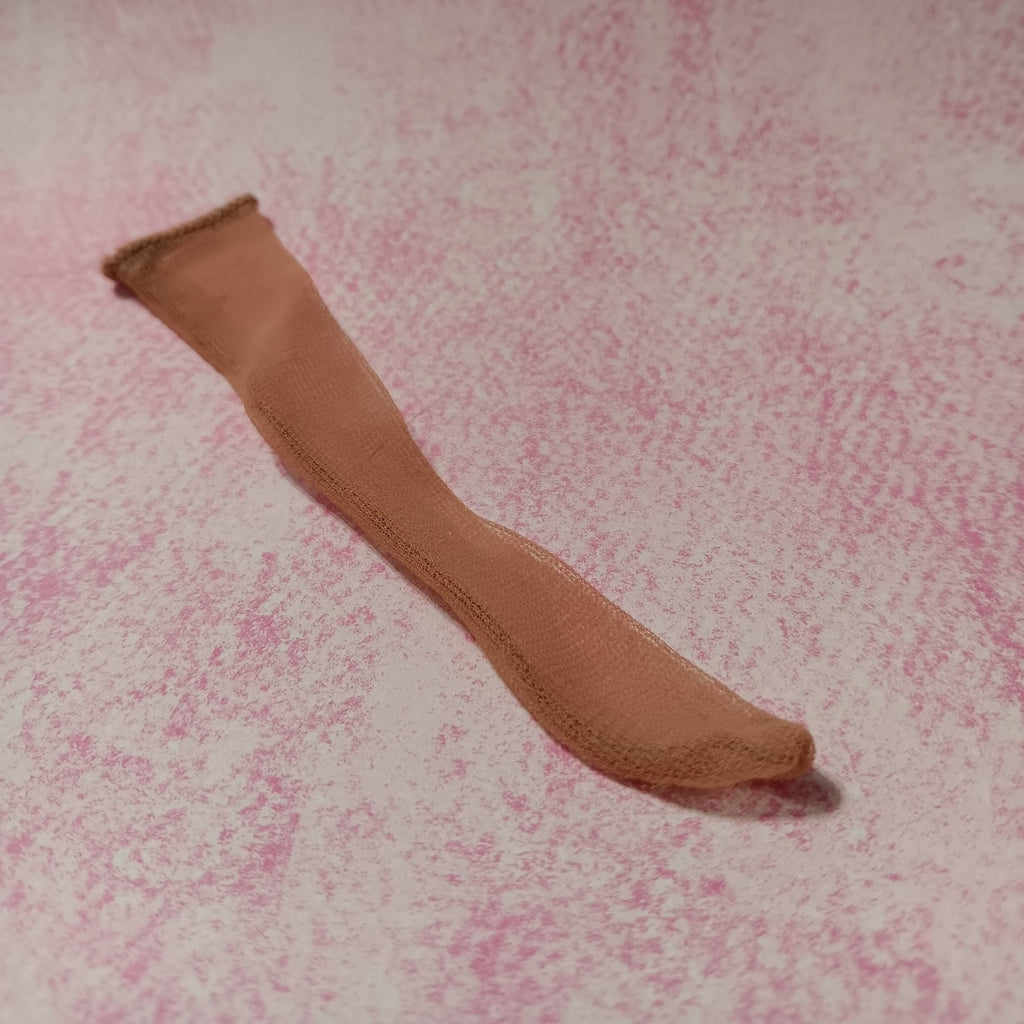 Vintage 1960's Barbie Nude Thigh High Stocking