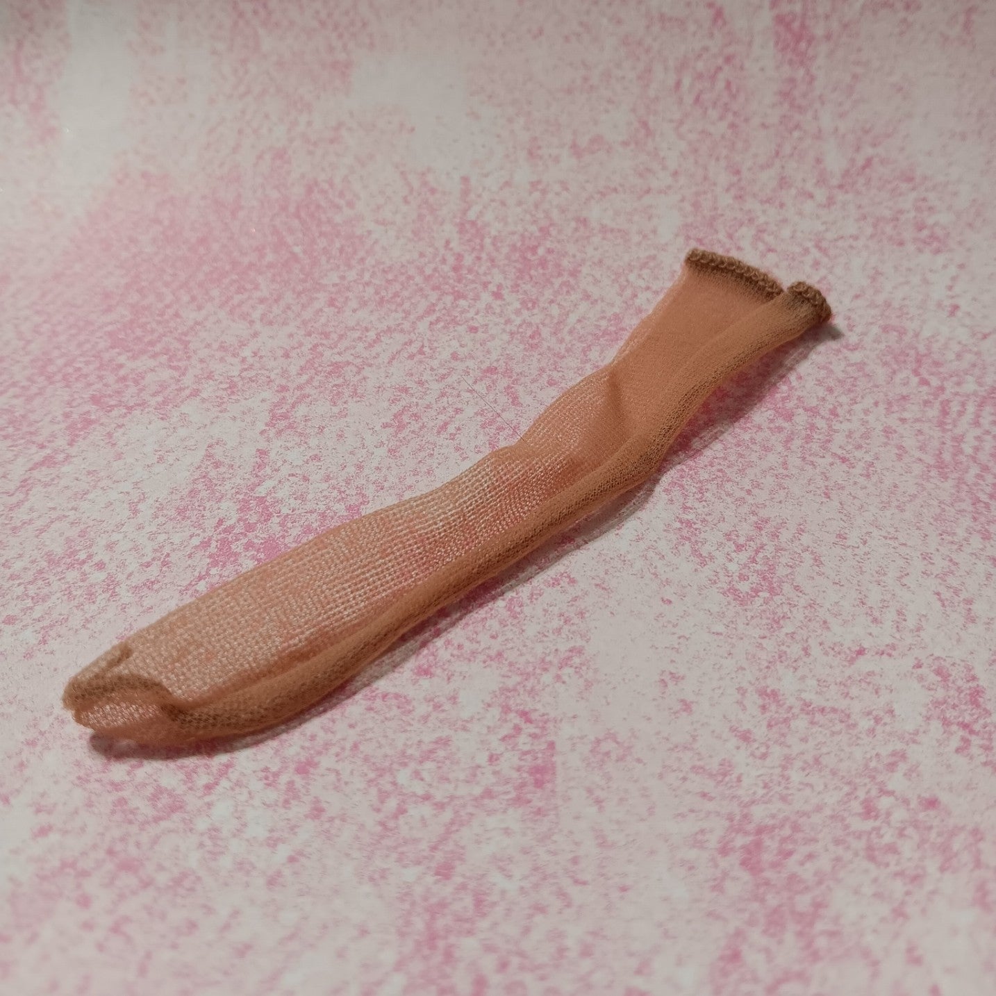 Vintage 1960's Barbie Nude Thigh High Stocking