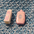 Miniature Baby Lotion and Baby Powder Bottles