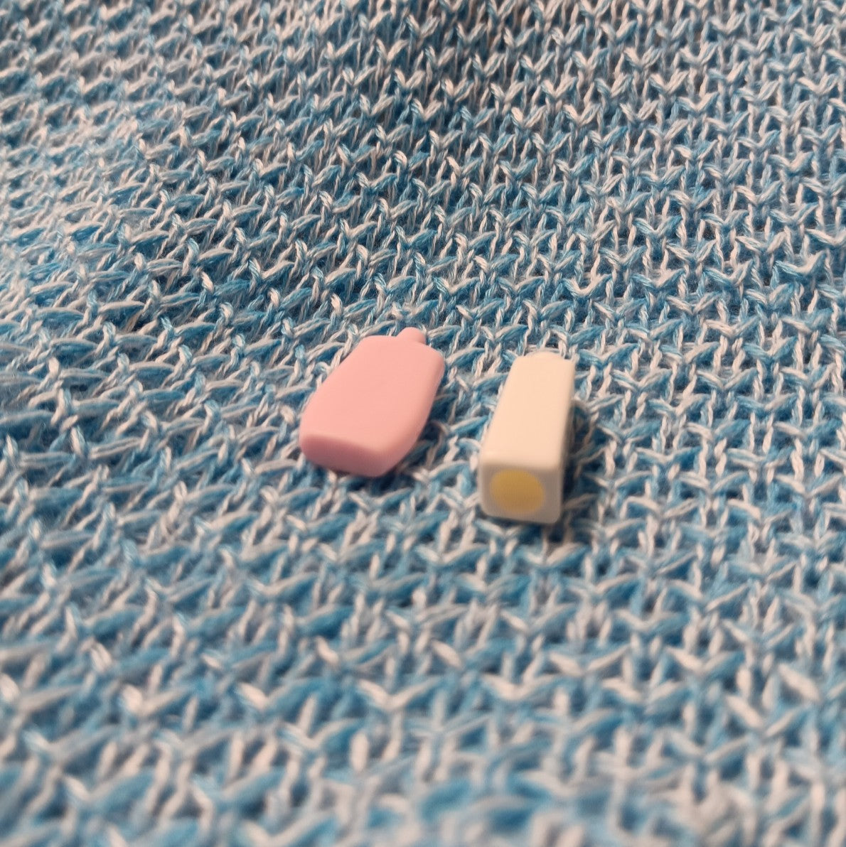 Miniature Baby Lotion and Baby Powder Bottles