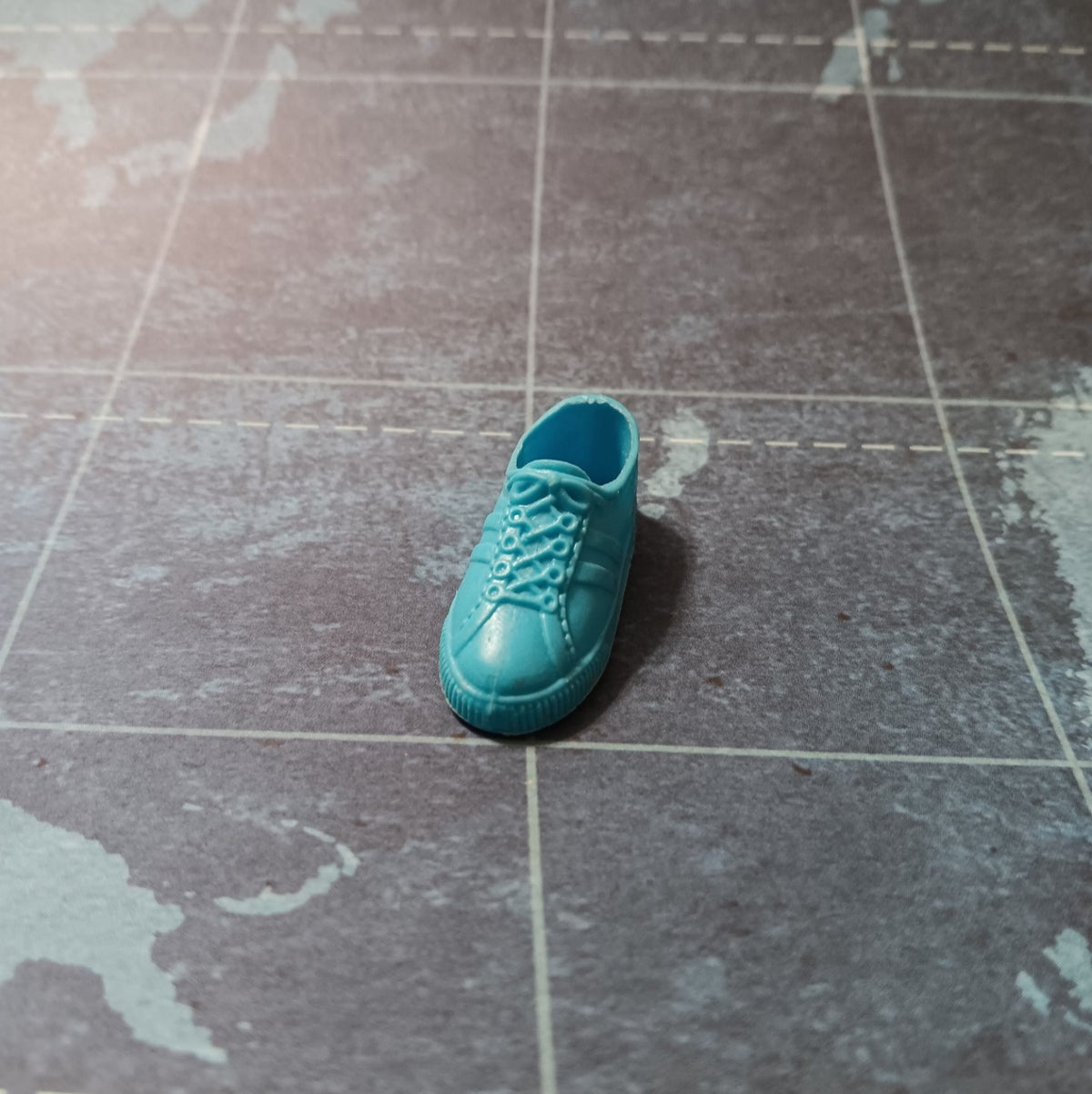 Vintage 1970's Ken Turquoise Blue Sneaker
